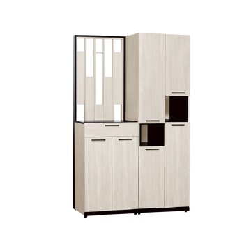 ASSARI-伊凡卡4尺四門玄關鞋櫃全組(寬120x深38x高197cm)