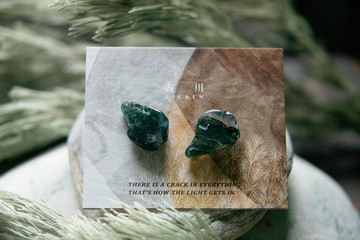 CRACK | 礦物系耳環 |  EARRINGS