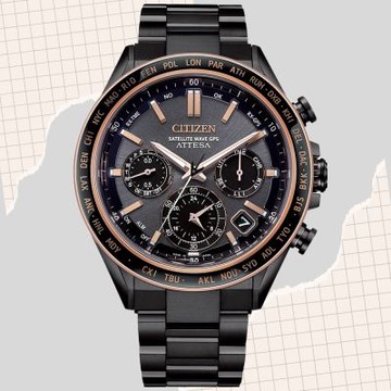 CITIZEN 星辰 GPS衛星對時 鈦金屬 光動能腕錶 父親節禮物 CC4074-61W 限量