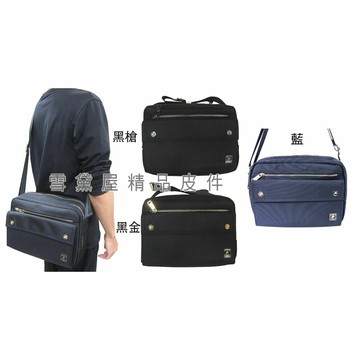 限時 滿3千賺10%點數↘ | ~雪黛屋~SANDIA-POLO 斜側包小容量二層主袋內二隔層進口防水尼龍布肩背斜側BSP10181901200(小)