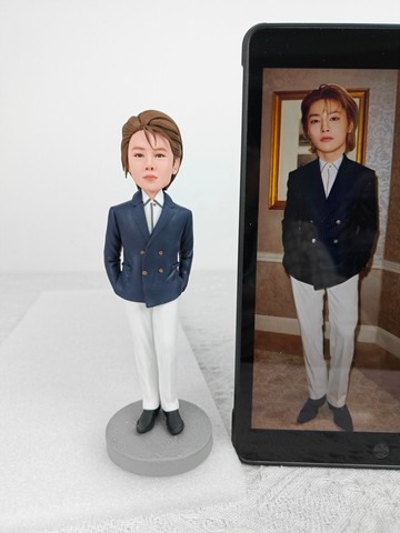 男生 男朋友 生日禮物訂製 客製化 人偶 公仔 似颜绘 紀念 擺飾