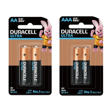 金頂 Duracell 超能量鹼性電池 (2入裝x2)共4入