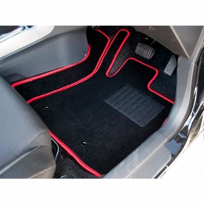 G'BASE ジーベース プロテクション(フロアマット)【コペン LA400K/CVT車】ブラック/レッド GFM-009