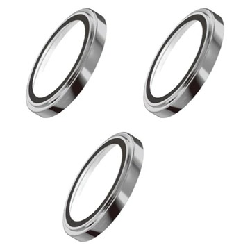 imos 藍寶石鏡頭保護鏡 不鏽鋼材質 灰色 3顆  1套  iPhone17 Pro/Pro Max