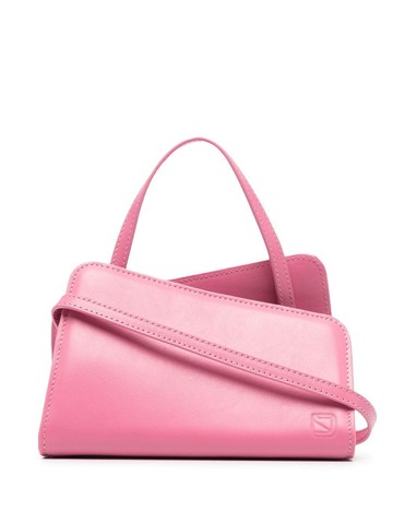 Yuzefi - Slant leather mini bag - women - Calf Leather - One Size - Pink