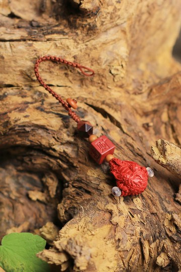 春秋手作繩編 | 高含量硃砂 車鑰匙掛 包掛