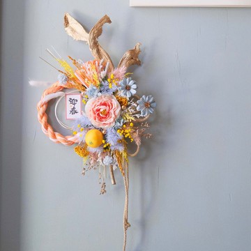 日式祈福招財注連繩大款/一物一拍/開幕/新居/新年掛飾/春聯