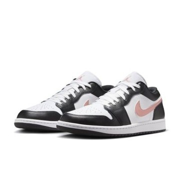 Nike Air Jordan 1 Low 黑白粉 AJ1 粉勾 低筒 休閒鞋 運動鞋 男鞋 553558-165