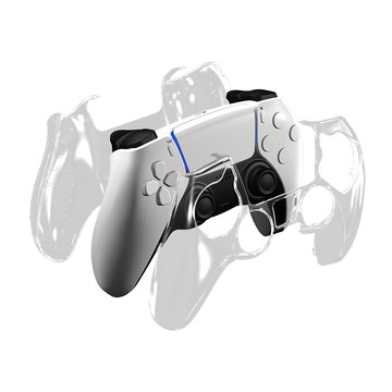 FlashFire PS5 手把水晶保護殼(適用原廠充電座)