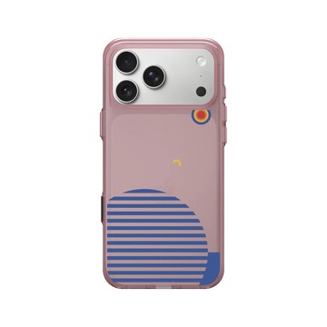 iPhone 17 Pro Max Clear (相機按鈕) 晶醺玫 - NASA - Exoplanet K2-18 b & Red Dwarf - Bauhaus Style