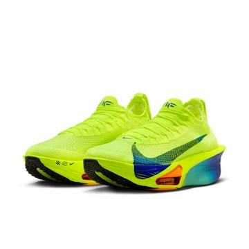 【NIKE】W AIR ZOOM ALPHAFLY NEXT% 3 女鞋 跑步鞋 競速 黃綠色-FD8315700