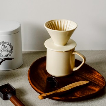 陶瓷手沖咖啡濾杯套組 兩色售