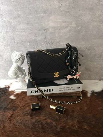 中古包 CHANEL 香奈兒 Diana 菱格鏈條肩背包