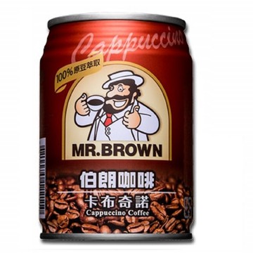 MR.BROWN 《伯朗咖啡》卡布奇諾240ml(24罐)