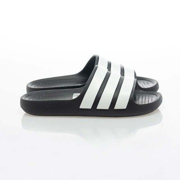 【adidas 愛迪達】ADILETTE FLOW 男女款 拖鞋 黑色 IF4134