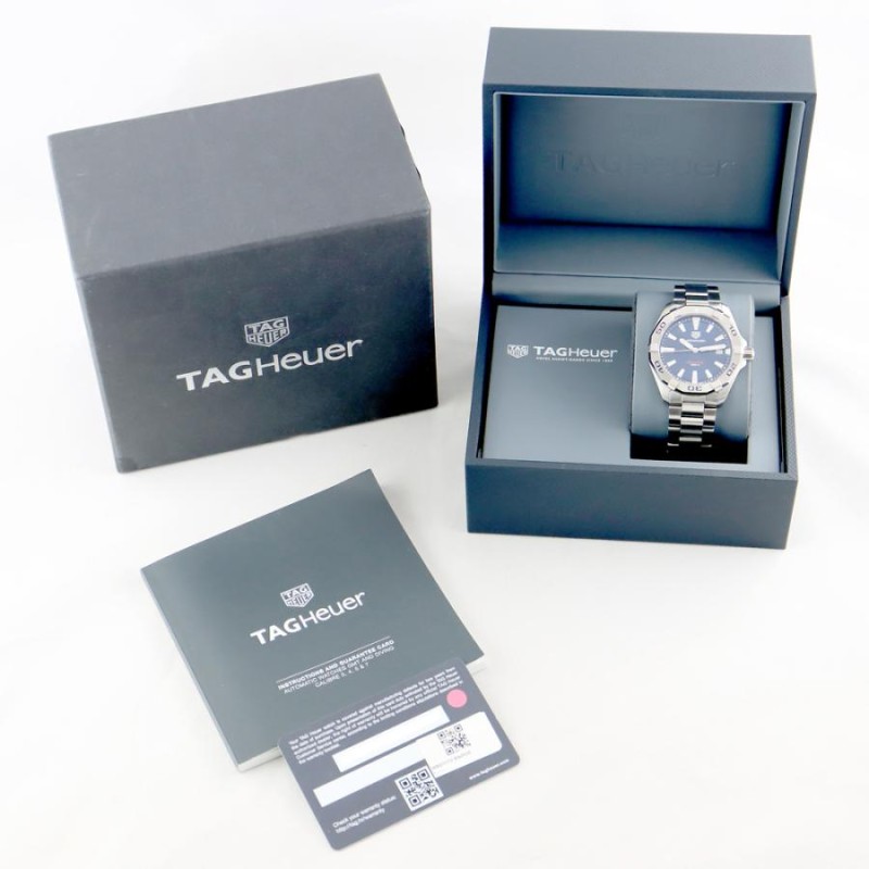 電池交換済 TAG Heuer タグホイヤー アクアレーサー WBD1112
