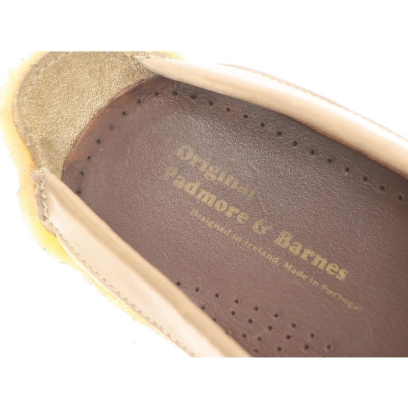 パドモア アンド バーンズ Padmore & Barnes WEAREALLANIMALS別注 スエード サンダル ベージュ【サイズ8】【メンズ】