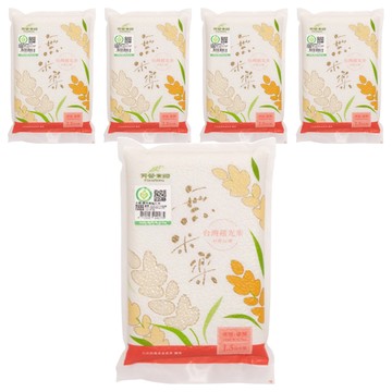 芳榮米廠 無米樂 鴨稻台灣越光米 台南16號  一等米  1.5kg  5包