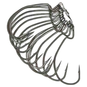 JiNDO 鷹魂 曲柄鉤 鐵氟龍不沾塗層 減少鉤尖耗損 釣骨加粗 50%  15個裝  1包