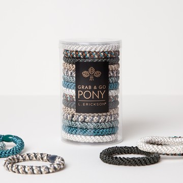 快速出貨⚡穿梭熱帶雨林的浪漫【L. ERICKSON 官方旗艦】粗版 彈力髮圈桶 15入 〈迷霧森林〉