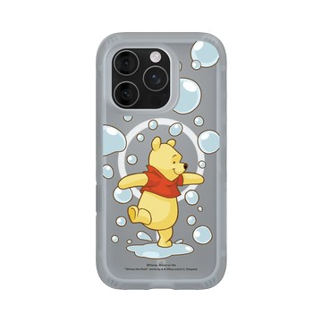 iPhone 16 Pro AirX 流變灰 - 迪士尼-小熊維尼 Disney Winnie The Pooh - 玩泡泡