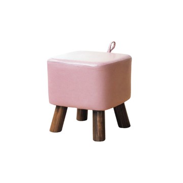 馬卡龍小方凳-粉色
