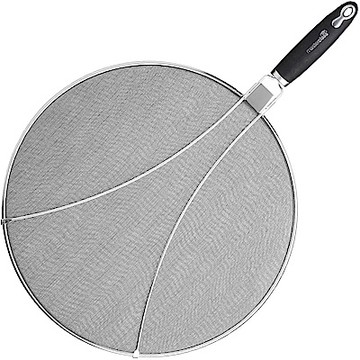 《MasterClass》摺疊防噴濺濾網鍋蓋-33cm-- 防噴蓋