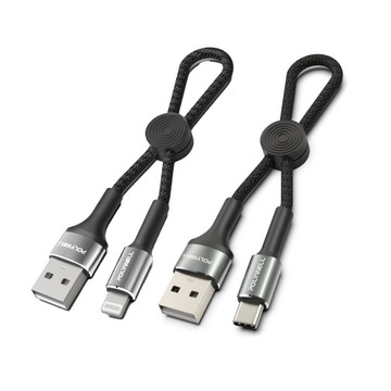 polywell usb to type c lightning iphone 14 13極短充電線