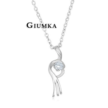 【GIUMKA】晶燦爪鑽純銀項鍊 MN636