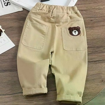 帥氣up~男童休閒褲卡通新款兒童春秋款小童韓版男童長褲秋季褲子筒褲 童褲 男童長褲 休閒長褲 中小童工裝褲 韓版褲子
