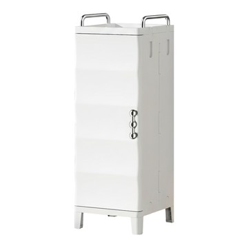 FAmILyLIFE 生活 極簡風可疊加收納箱 38L 單層  31 x 26.5 x 75.5cm  淨白款  1個