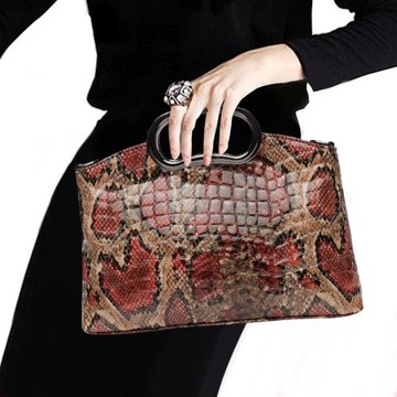 氣質真皮手提小包包女2025冬季新款手拿包亮皮大氣休閑單肩斜挎包