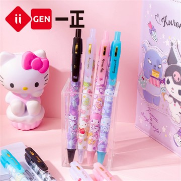 文具 三麗鷗家族形象中性筆 立體雙層自動中性筆 可愛卡通原子筆 學生文具 庫洛米 大耳狗