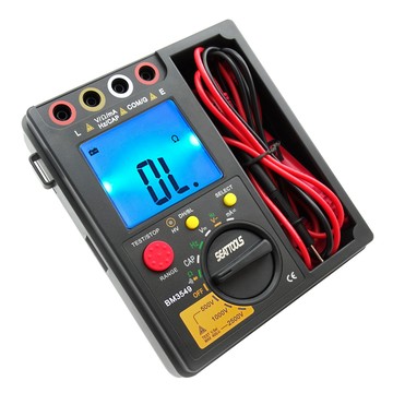 其它檢測/測量工具 職人工具 絕緣電阻測試儀 絕緣電阻測試儀 電器設備維修 兆歐計 高阻計 2500V 搖表 兆歐表 漏電檢測儀 數字高壓兆歐表 電阻測試儀