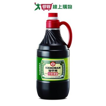 龜甲萬甘醇薄鹽醬油(釀造)1600ml【愛買】