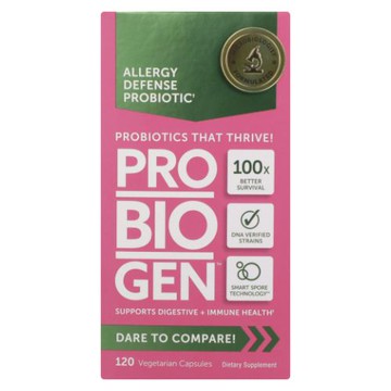 Allergy Defense Probiotic 120 Caps by Probiogen