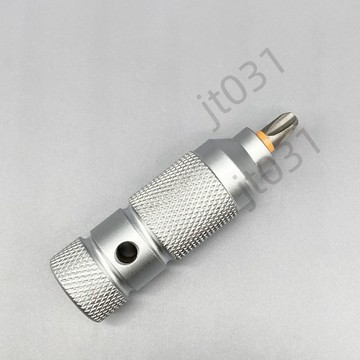 【臺灣上新】 6.35批頭手柄6.35多用螺絲刀把手金屬螺絲刀把玩螺絲刀精密螺絲刀 熱銷