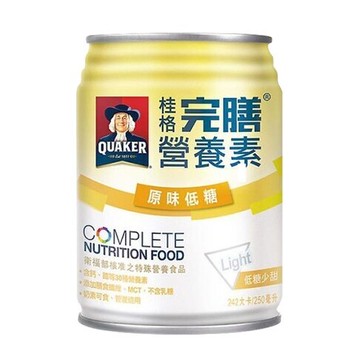 (加送1箱)桂格完膳營養素(原味低糖) 250MLx24瓶/箱x8箱