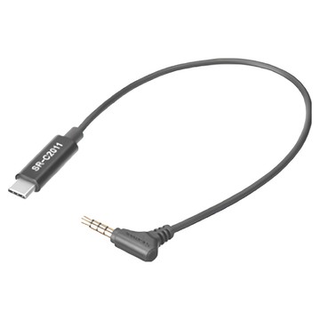 Saramonic 楓笛 3.5mm TRRS轉Type-C轉接線  20cm線長  SR-C2011  1條  Black