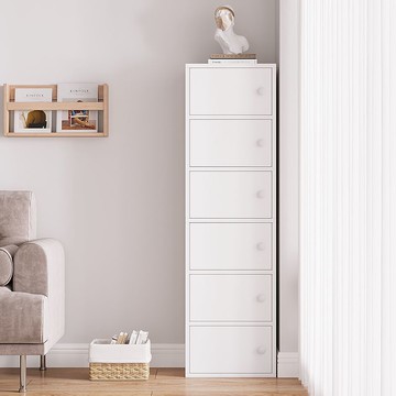 免運 開發票  收納櫃家用鞋櫃簡易現代斗櫃客廳靠墻置物櫃多層大容量書櫃書架子 快速出貨