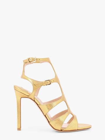 Laminated leather sandals with croco print - TOM FORD - gender_Woman