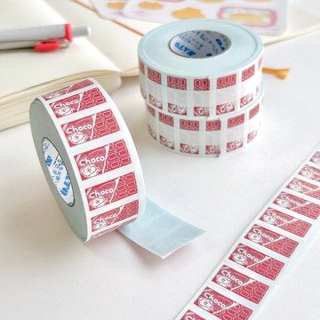 標籤貼紙 巧克力小狗