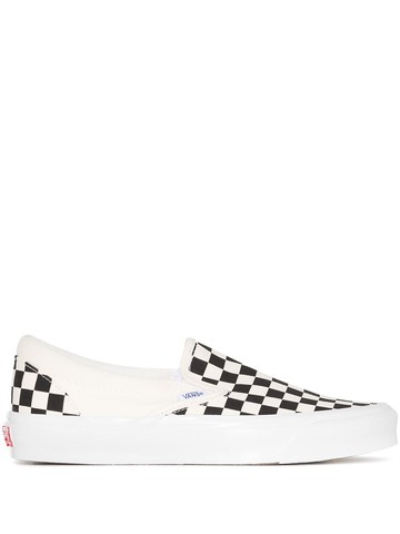 Vans Old Skool Checkerboard slip on sneakers women Canvas