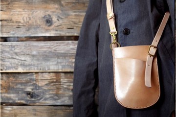 真皮智能手機袋錢包