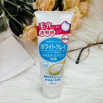 日本 UTENA everish 白泥磨砂 潔顏乳120g 毛穴透明感 洗面乳｜全店$299 全家取貨免運｜領券9折｜APP下單最高再賺22%點數⚡