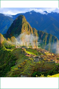 風景写真ポスター 世界遺産マチュピチュ6 古代インカ帝国が築いた