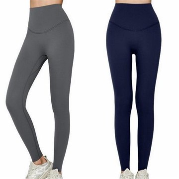 【米蘭精品】現貨+預購 高腰運動褲長褲緊身褲瑜珈褲內搭褲-收腹提臀健身女褲子5色74ky22