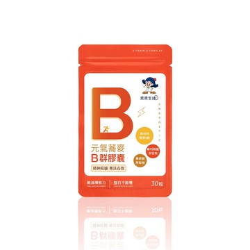 乖乖生技 元氣蕎麥B群膠囊30粒/袋