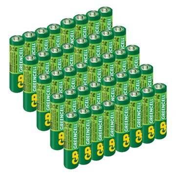 GP 綠能 超級環保3號(AA)碳鋅電池40粒裝(1.5V不加水銀)