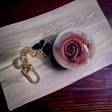 永生玫瑰吊飾
